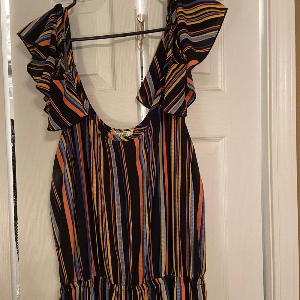 Cold Should Striped Jumpsuit